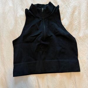 Gilly Hicks Black Sleeveless Athletic Top